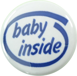 Baby inside Button